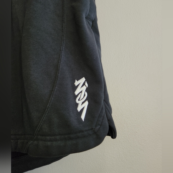 Nike Dri-Fit Jordan Zion Basketball Fleece Black Shorts DR2113-010 Men's Size XL - Picture 2 of 8